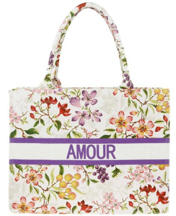 Amour Book Tote Bag